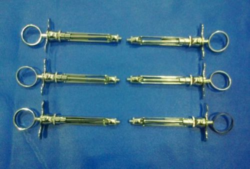 Dental Asperating Syringes 6pcs