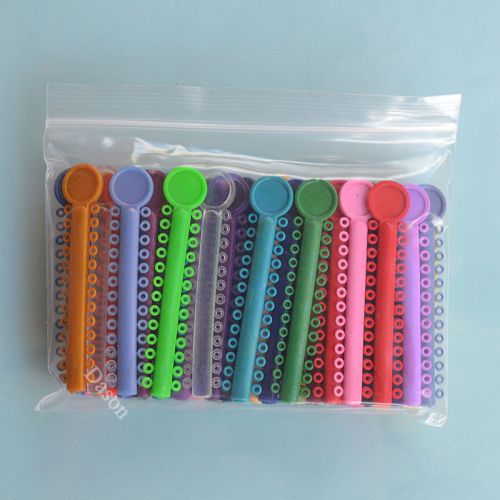 Dental Orthodontic ligature ties (multi-colored)