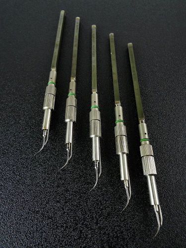 Lot of 5 25kHZ Dental Ultrasonic Scaler Tip Inserts