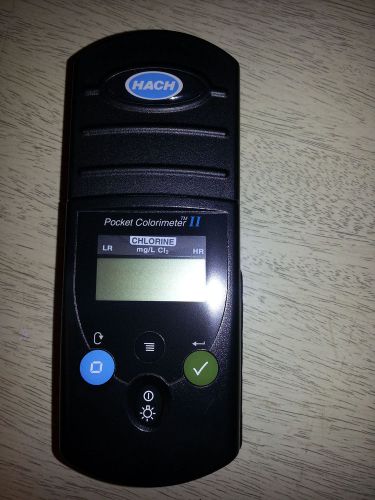 Hach pocket colorimeter ii chlorine for sale