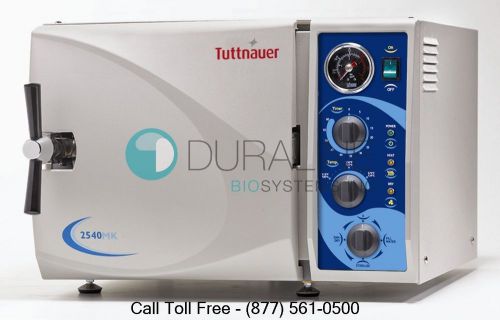 Tuttnauer 2540MK Manual Kwiklave Autoclave Steam Sterilizer New w/1year Warranty