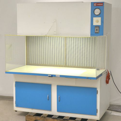 Laminaire 524-TS 61&#034; Wide Laminar Flow Cleanroom Clean Air Lab Bench Flow Hood