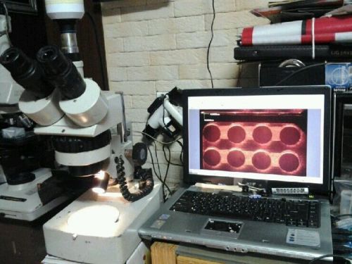 Japan Meiji Techno TRINOCULAR EMZ zoom Microscope 7-45x CCD option