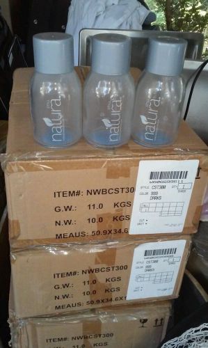 Natura,clear stll bottle,300ml.lot 6box of 24