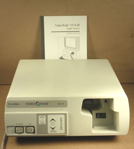 Welch allyn videopath video path vlx-10 light source w/ manual * for parts* for sale