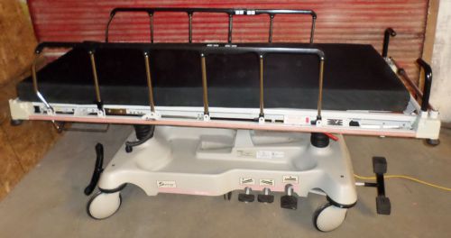 Stryker 1550 Electric Stretcher Emergency Department PACU Gurney w/ Mattress