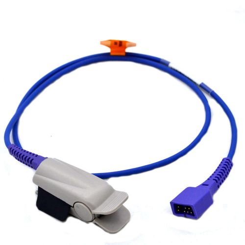 Adult finger clip spo2 sensor probe db9m 7 pin for nellcor biosys ds-100a 01168 for sale