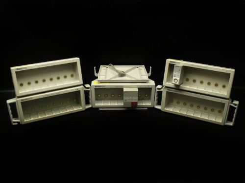 Lot of 6 hp agilent m1041a m1041-83000 medical patient module rack housing for sale