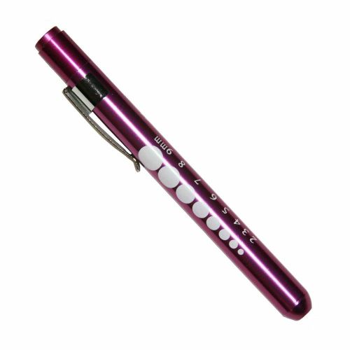 (100) professional medical diagnostic penlights with pupil gauge purple for sale