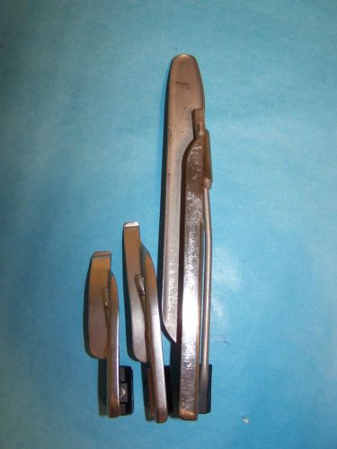 Qty 3 Welch Allyn Laryngoscope Blades SS, Mac 1 2, Mil 4  DG*