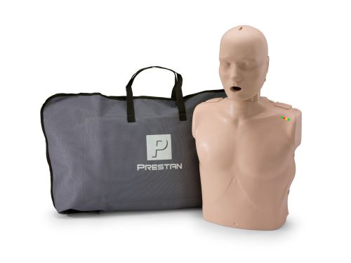 Prestan adult medium skin cpr-aed training manikin w/ cpr monitor pp-am-100m-ms for sale