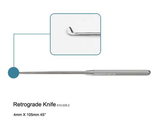 2pcs New 4X105mm 45° Arthroscopy Retrograde Knives