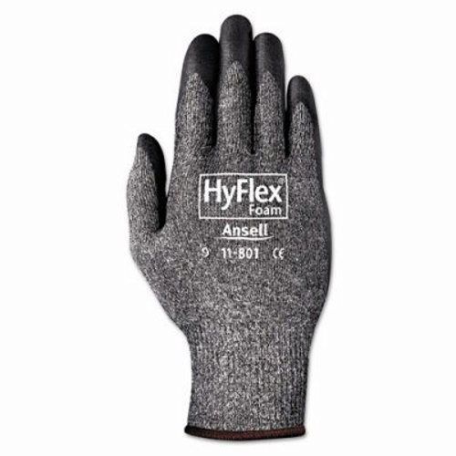 Ansellpro HyFlex Foam Gloves, Dark Gray/Black, Size 10 (ANS1180110)