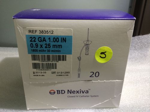 Nexiva iv cath Ref# 383512 box of 20