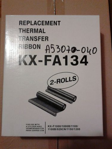 Kx-fa134 replacement fax film 656 feet 2 x rolls per pack for sale