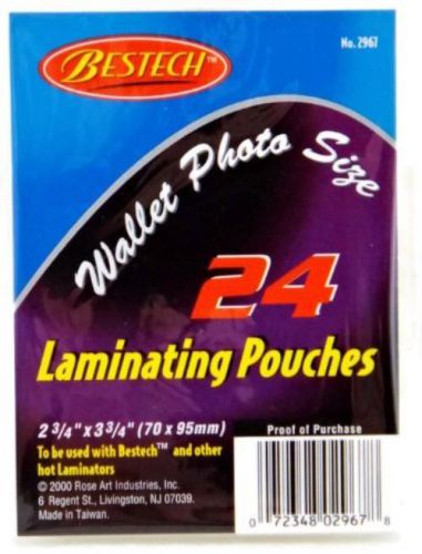 NEW Bestech Wallet Photo Size Laminating Pouches, Quantity 144