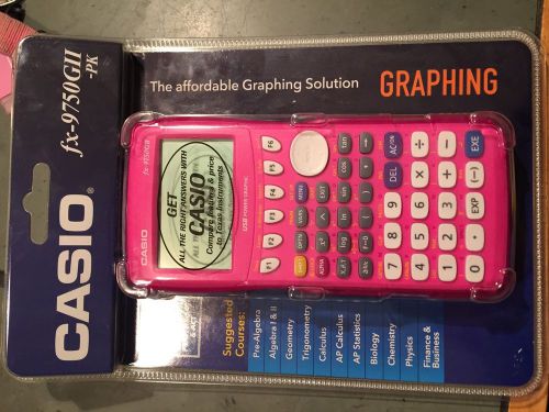 Casio Graphing Calculator Pink