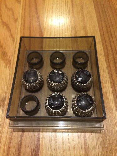 Lot of 5 IBM Selectric Typewriter Font Balls Orator Courier Elite Gothic