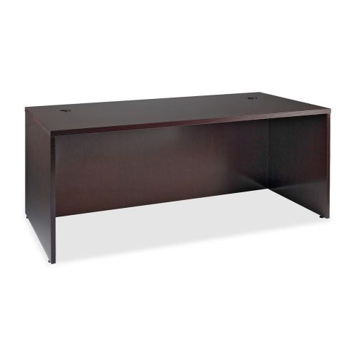 Lorell LLR87801 Mahogany Hardwood Veneer Desk Collection