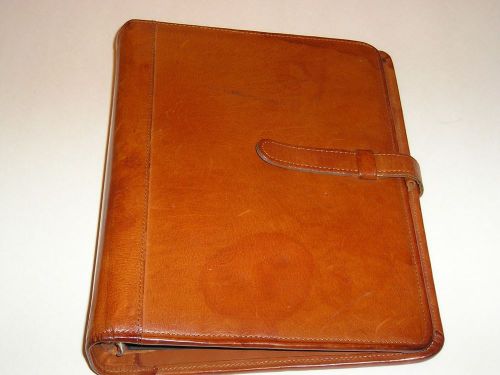 Coach Vintage tan leather organizer planner