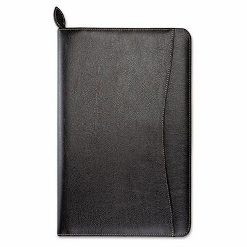 Day-Timer Leather Wirebound Organizer, 5-1/2 x 8-1/2, Black (DTM85467)