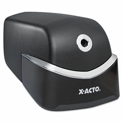 X-acto Quiet Electric Pencil Sharpener, Black/Silver (EPI1750)