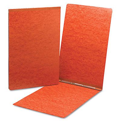 Top Opening Pressboard Report Cover, Prong Fastener, 11 x 17, Red