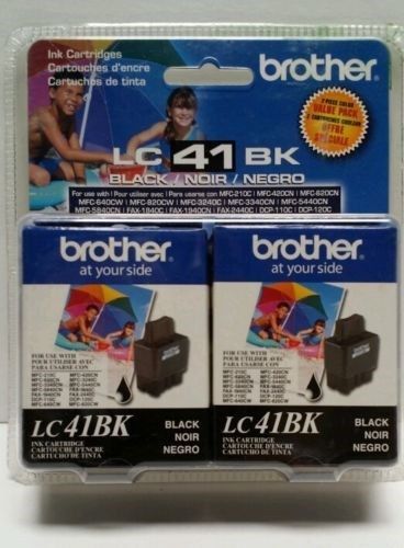 OEM LC41BK2PKS Ink, 500 Page-Yield, 2/Pack, Black