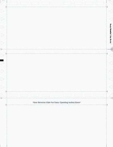 VERSASEAL® Z-FOLD BLANK MULTIPURPOSE FORMS--STYLE Z81100