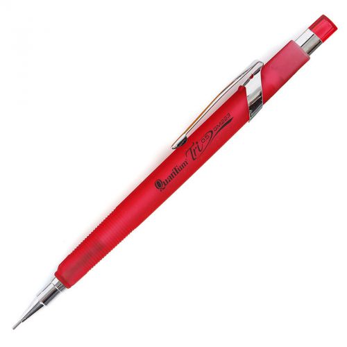 Automatic clutch / mechanical pencil 0.5 mm quantum tri neon qm-223 - red for sale
