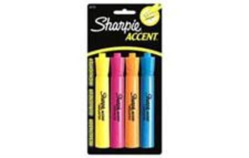 Sanford Desk Style Sharpie Accent Tank 4 Count