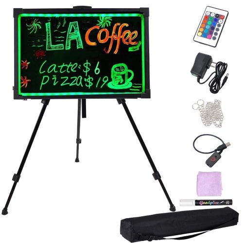 New generic - rgb flashing illuminated erasable led writing board business sign for sale