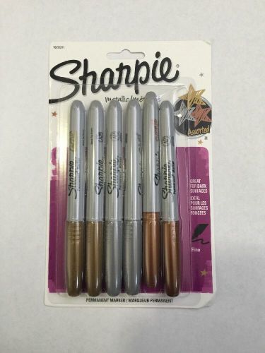 Sharpie Metallicassorted Pack Gold, Silver, Bronze 1829201