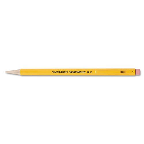 New papermate sharpwriter mechanical pencil, hb 0.7mm yellow barrel, 24/pack for sale