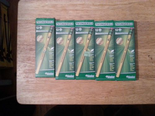 5 Ticonderoga Beginners Pencils