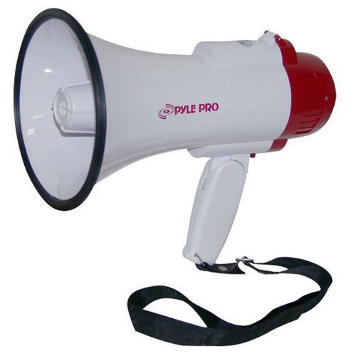 New Pyle-Pro PMP30 Professional Bullhorn Megaphone Loud Speaker with Siren