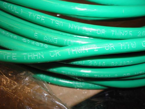 65 feet of green  6 awg thhn or thwn 2 or t90 nylon twn75 600v sr grii prii vw1 for sale