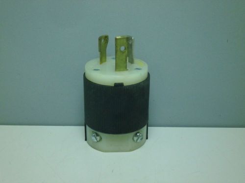 Hubbell 2611 Turn-Twist-Lock Locking Plug 30A 125V 2-Pole 3-Wire L5-30P