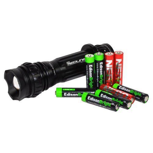 NEBO Redline Select 5620 310 Lumen LED Tactical Flashlight with 6 X EdisonBright