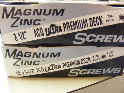 #10 X 3-1/2&#034; Ultra Premium  Deck Screws 2- 1 lb boxes  -  Approx. QTY 114