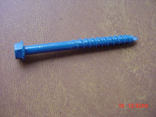 175 New 3/16 X 1 1/4 Kwiktap Philips Hexhead Concrete Anchors With 7  Bits