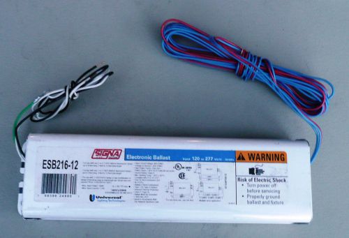 Universal ESB216-12 Electronic Ballast 120 - 277V 50/60Hz T8 T12 Multi Lamp