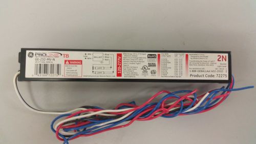 lot of five-GE proline t8 2 lamp ballasts ge-232-mv-n,fluorescent,light fixture