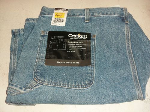 carhartt  denim work short 42 w