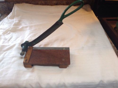 vintage paper cutter