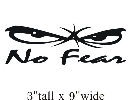 NO FEAR Funny Car Truck Bumper Vinyl Sticker Decal Decor Art-1494