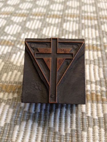 VINTAGE LETTERPRESS |  YMCA PRINT BLOCK