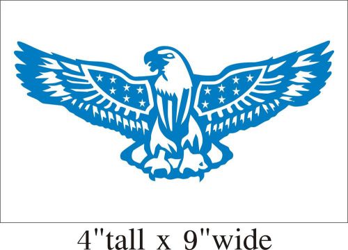 2X A Blue Eagle Funny Car Truck Bumper Vinyl Sticker Decal Decor Art Gift -1646