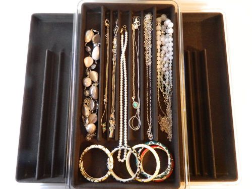 3 15&#034; By 8&#034; Neatnix Jewelry Stacking Organizer Trays