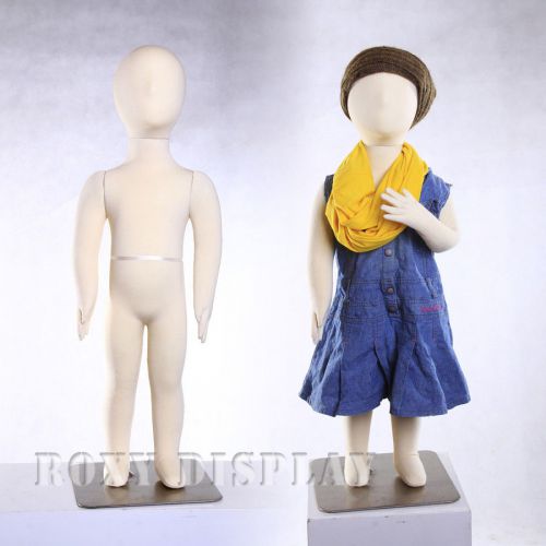 Child Flexible Bendable Full Body Form 1 years Manikin Dress Form CH01T